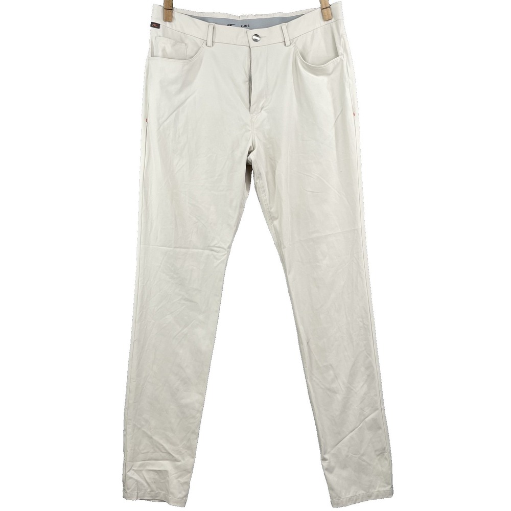 KJUS Iver Golf Pants Men 34x34* Tailor Performance Preppy 5-Pocket Office Travel